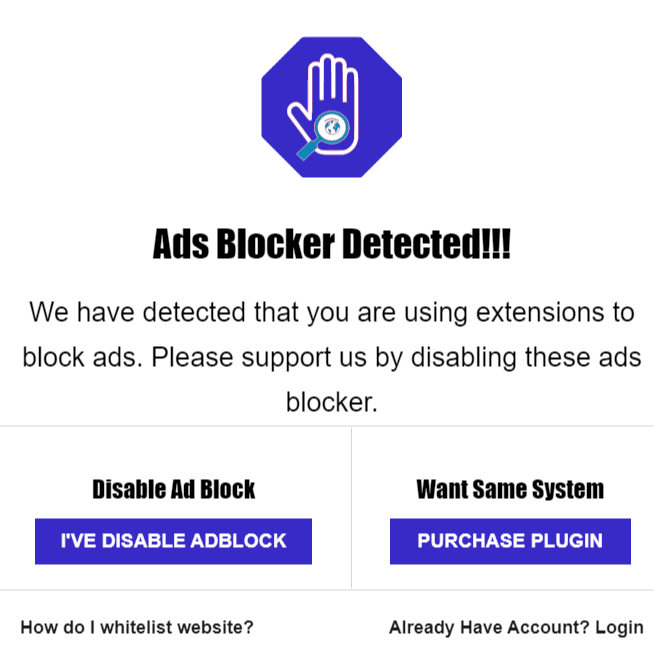 CHP Ads Block Detector PRO | Code Help Pro